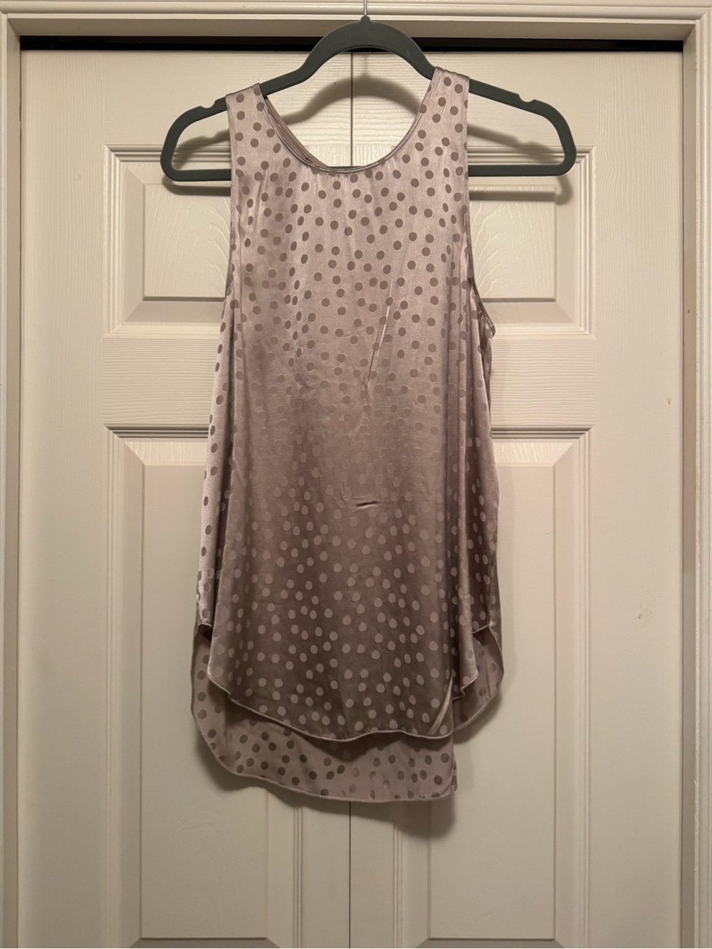 Wilfred lavender/dusty taupe Polka Dot Sleeveless Top
